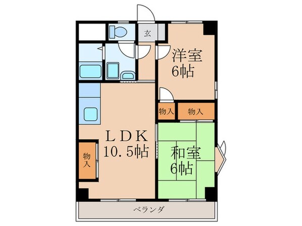 錦プラザビルの物件間取画像